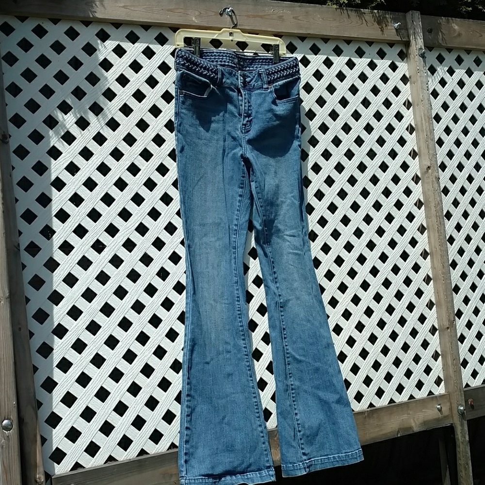 Kendall and Kylie flair jeans